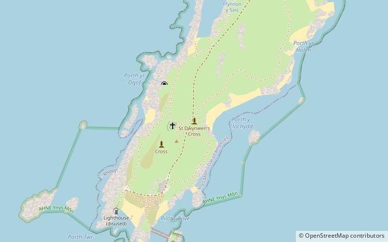 St Dwynwen's Church location map