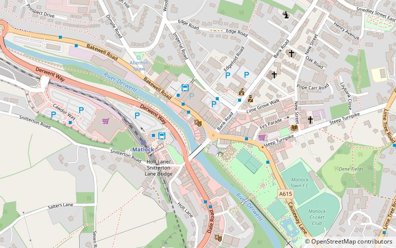 The Loft : Matlock location map