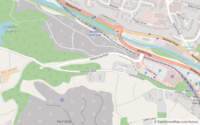 Cawdor Quarry location map