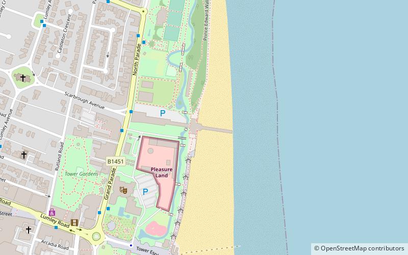 Skegness Pier location map