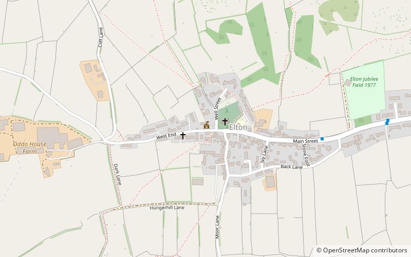 Elton location map