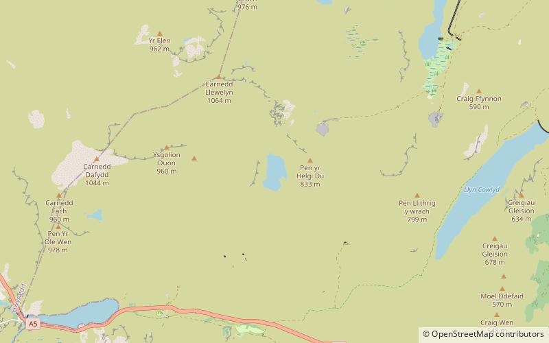 Ffynnon Llugwy location map
