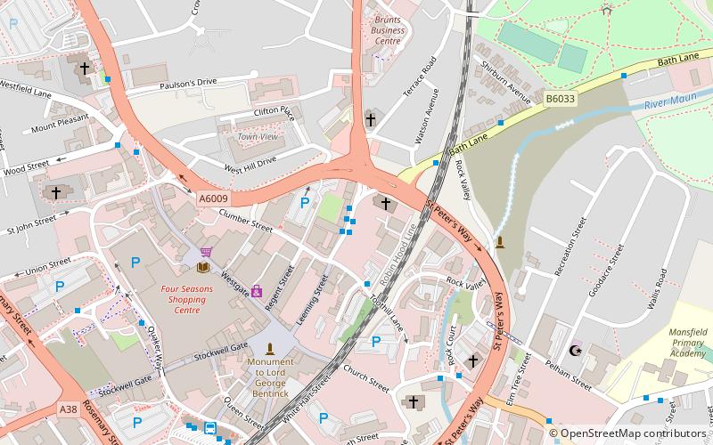 Mansfield Museum location map