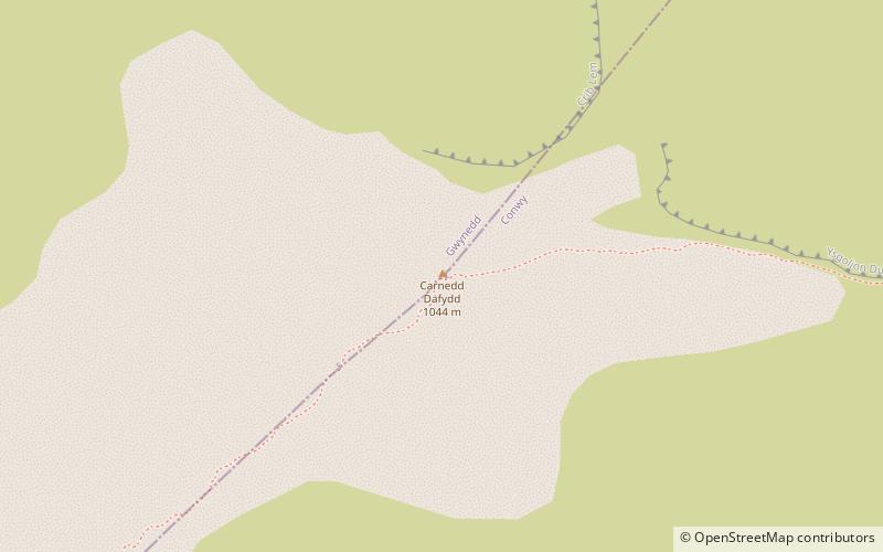 Carnedd Dafydd location map