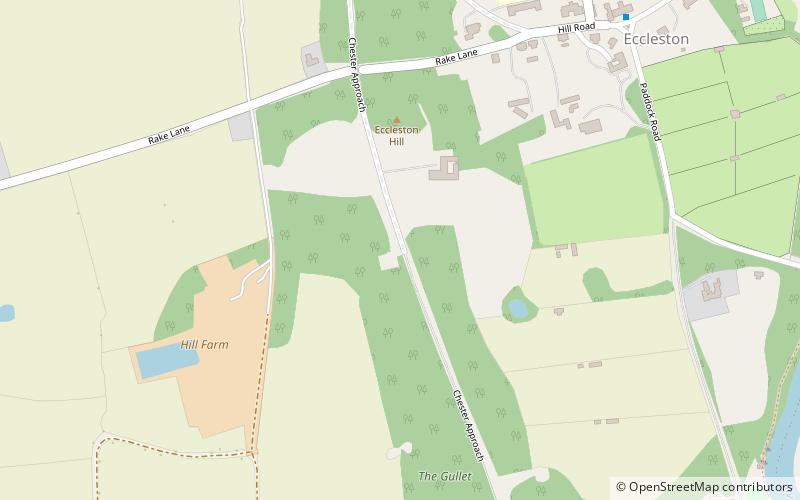 eccleston hill lodge chester location map