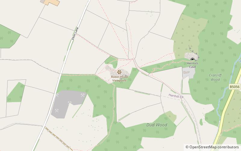 Robin Hood's Stride location map