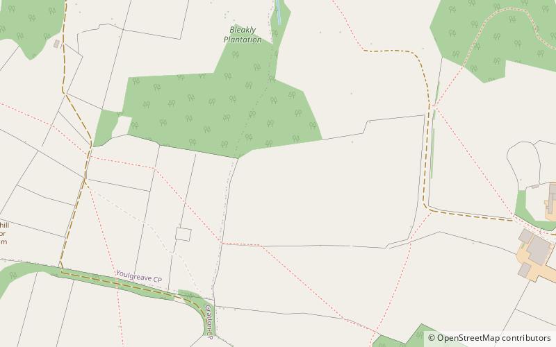 Harthill Moor location map