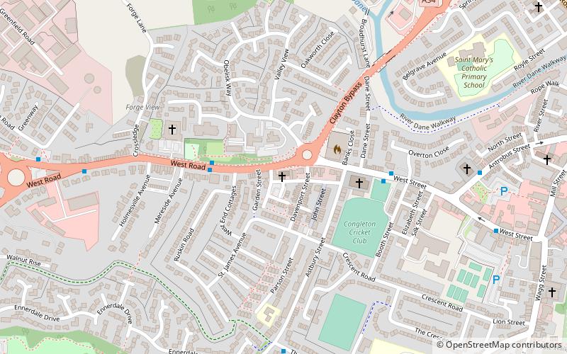 St Mary's Church location map