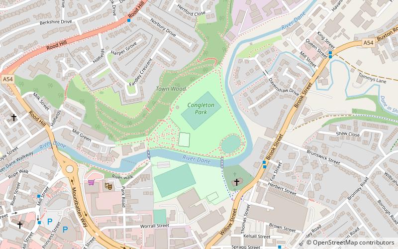 Congleton park location map