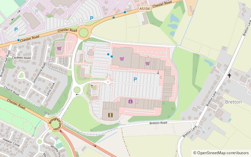 Broughton Shopping Park location map