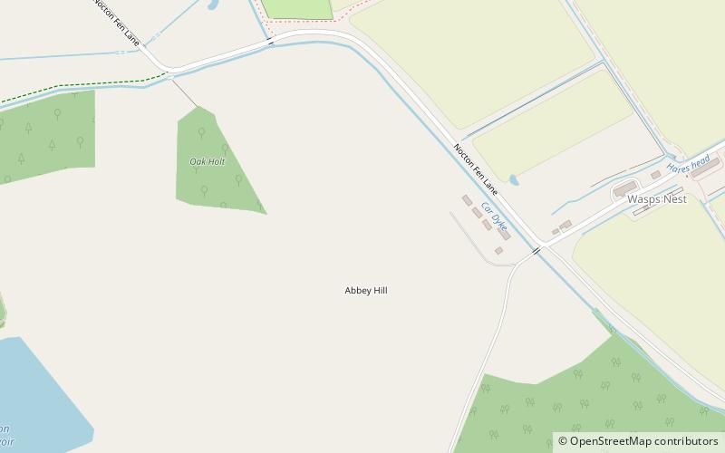 Nocton Priory location map