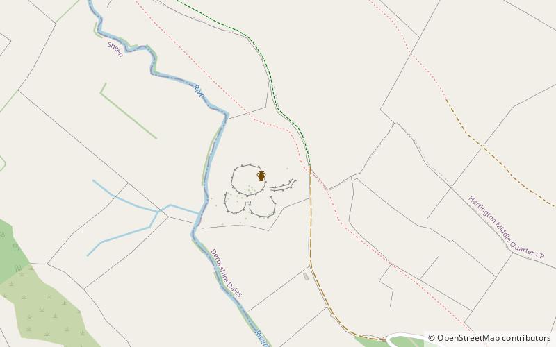 Pilsbury Castle location map