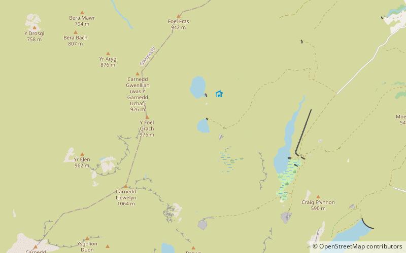 Llyn Melynllyn location map