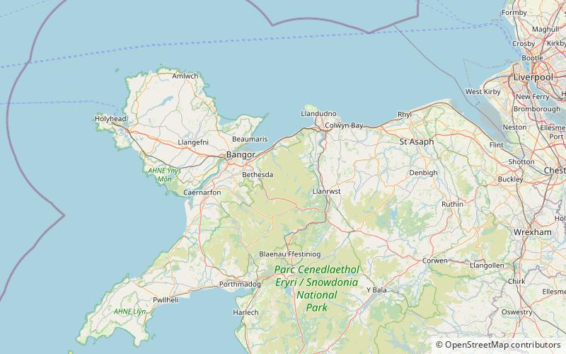 Foel Grach location map