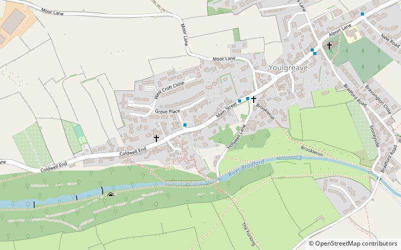 Youlgreave location map