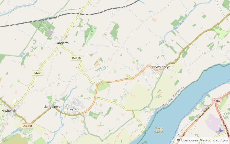 Castell Bryn Gwyn location map
