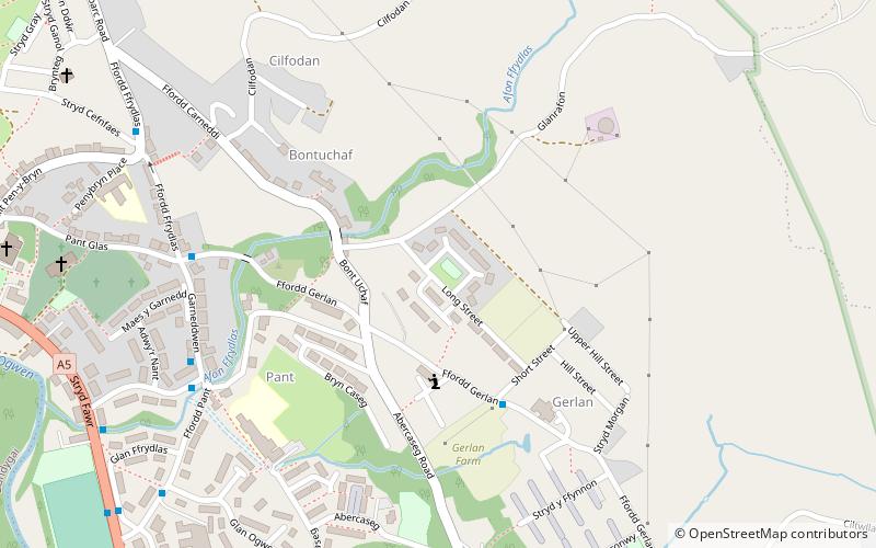 Cwm Caseg location map