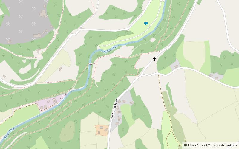 Ogof Hesp Alyn location map