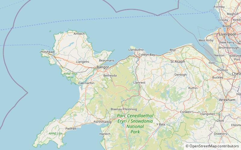Carnedd Gwenllian location map