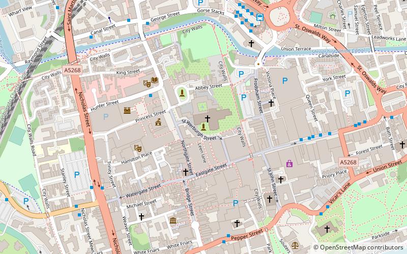 Chester War Memorial location map