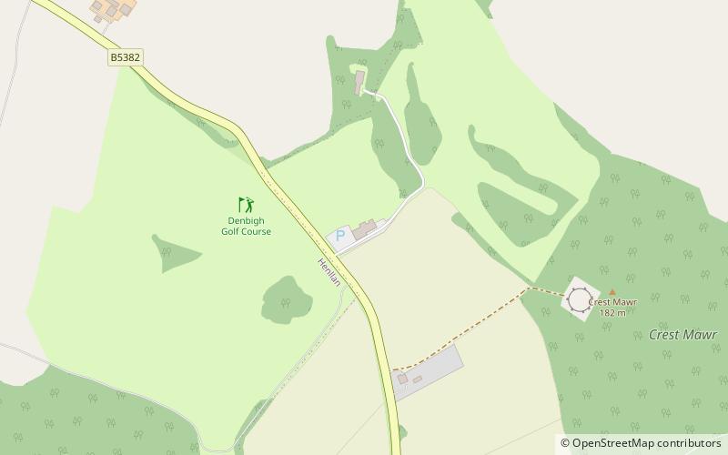 Denbigh Golf Club location map