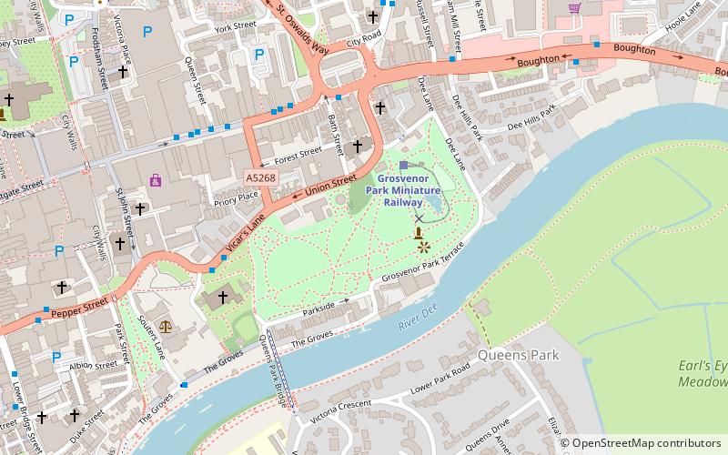 Grosvenor Park location map