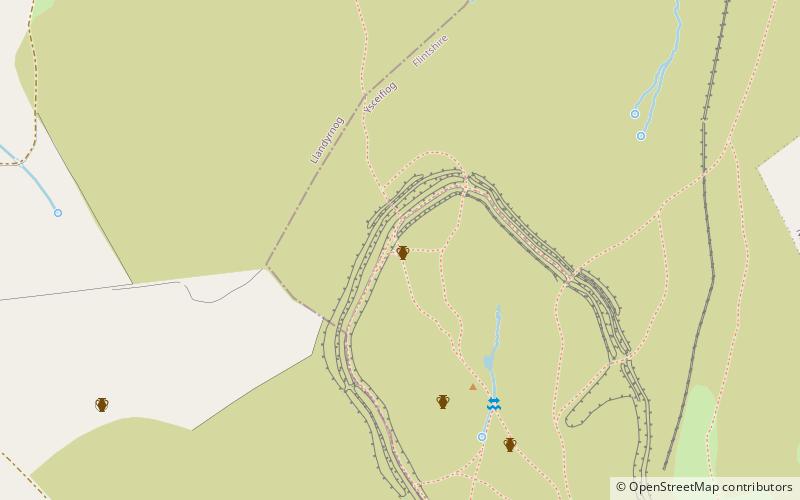 Penycloddiau location map