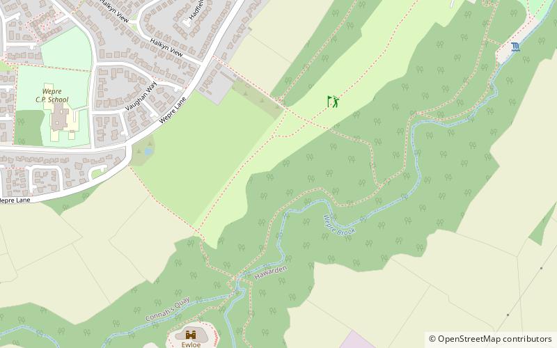 connahs quay ponds and woodland deeside location map