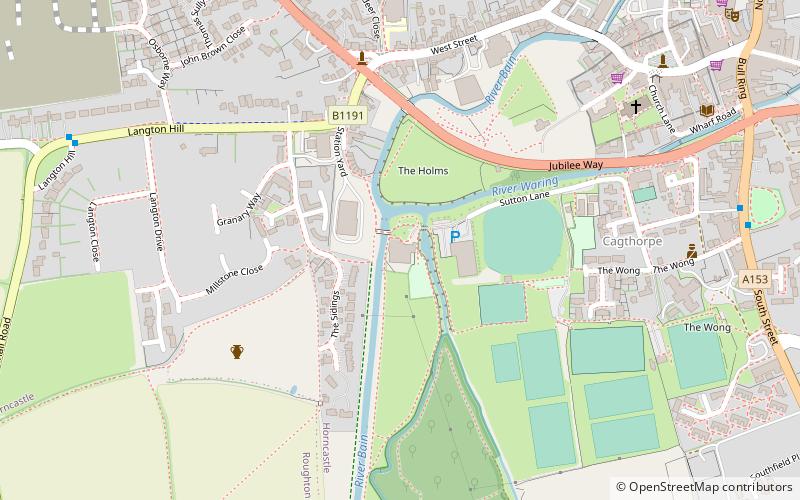 Horncastle Swimming Pool location map