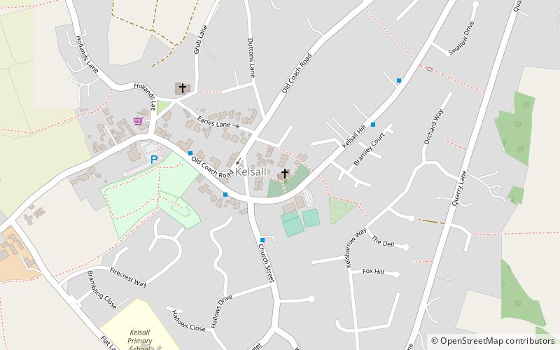 St Philip's Church location map