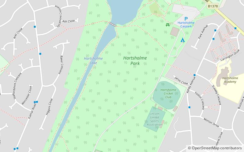 Hartsholme Country Park location map