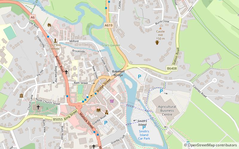 Bakewell Bridge location map