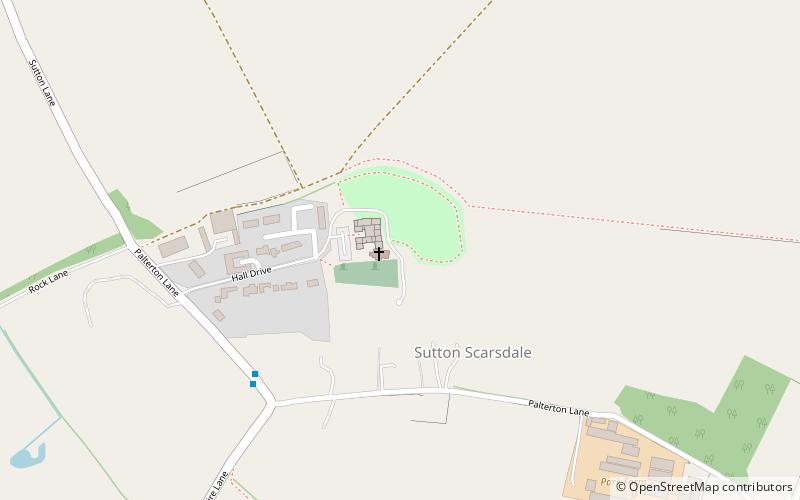 Sutton Scarsdale Hall location map