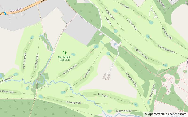 Chesterfield Golf Club location map