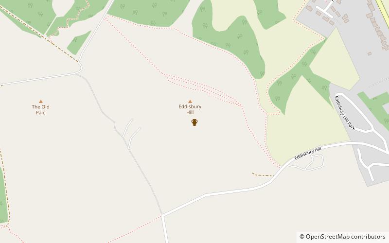 Eddisbury hill fort location map