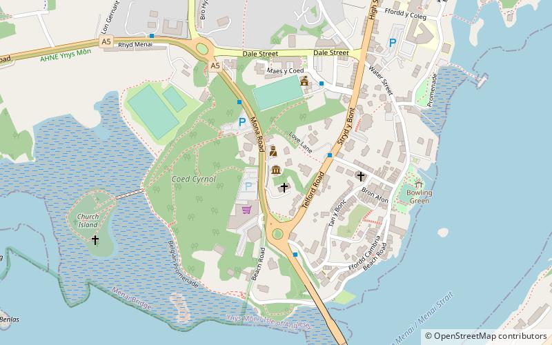 Canolfan Thomas Telford Centre location map
