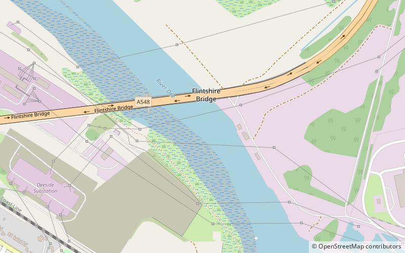 Flintshire Bridge location map