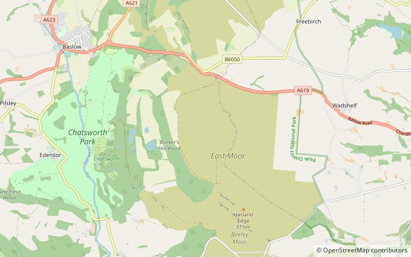 Gibbet Moor location map