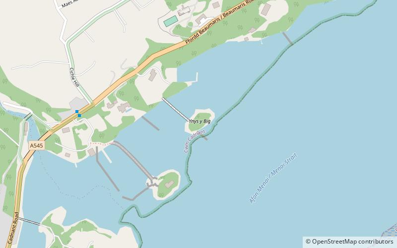 Ynys y Bîg location map