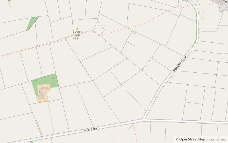 Taddington Moor location map