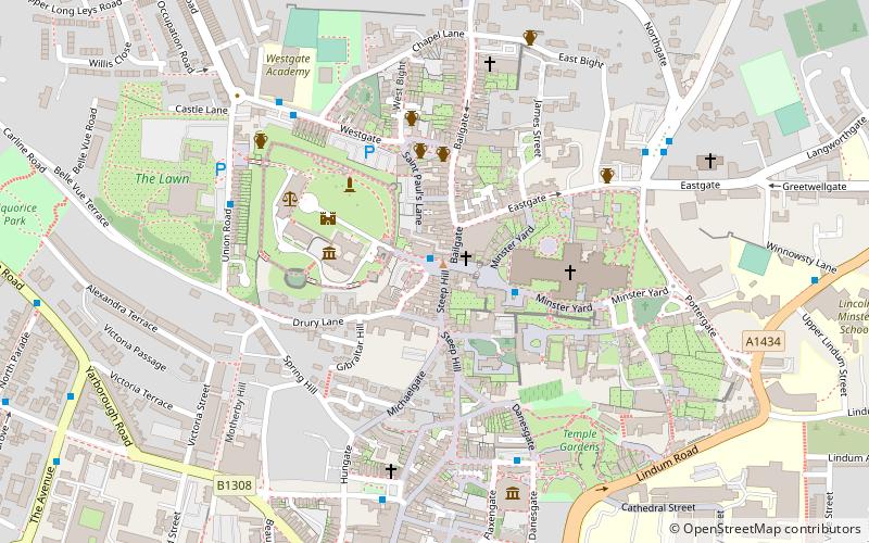 Lincoln Christmas Market location map