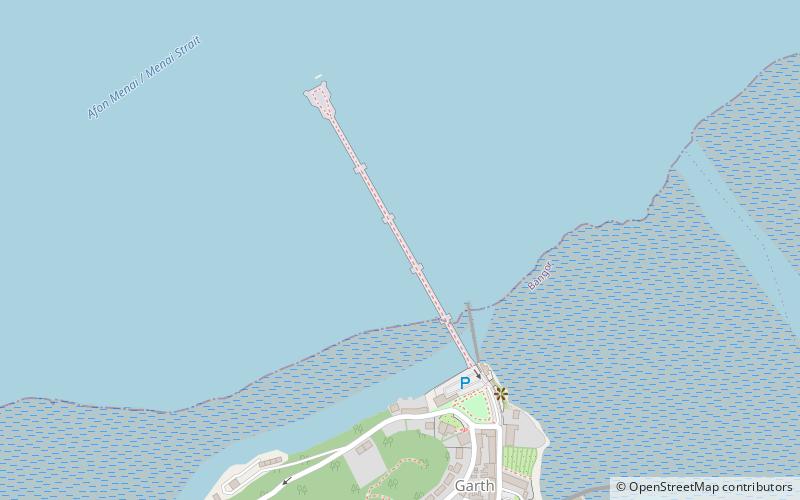 Garth Pier location map