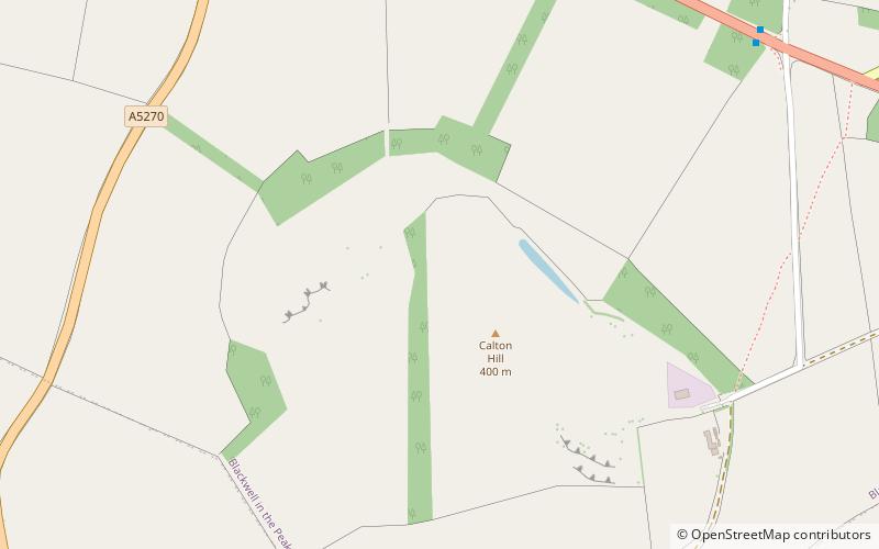 Calton Hill location map