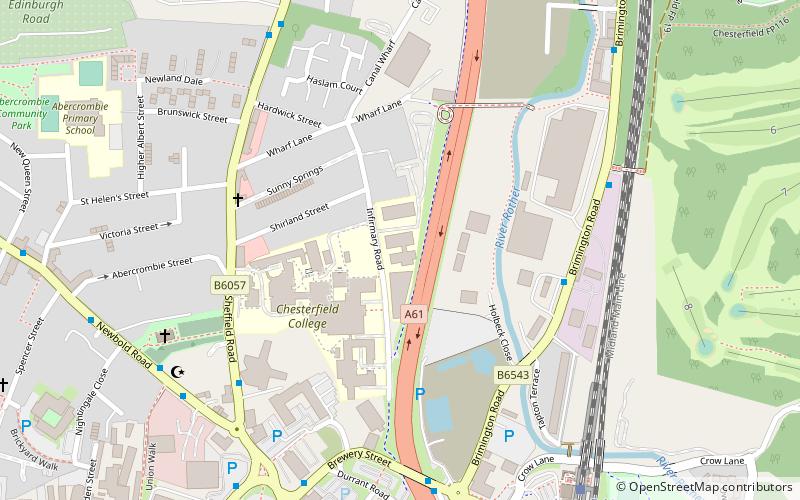 Chesterfield College location map