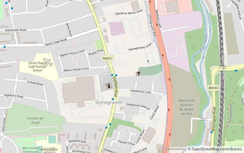 Christ Church location map