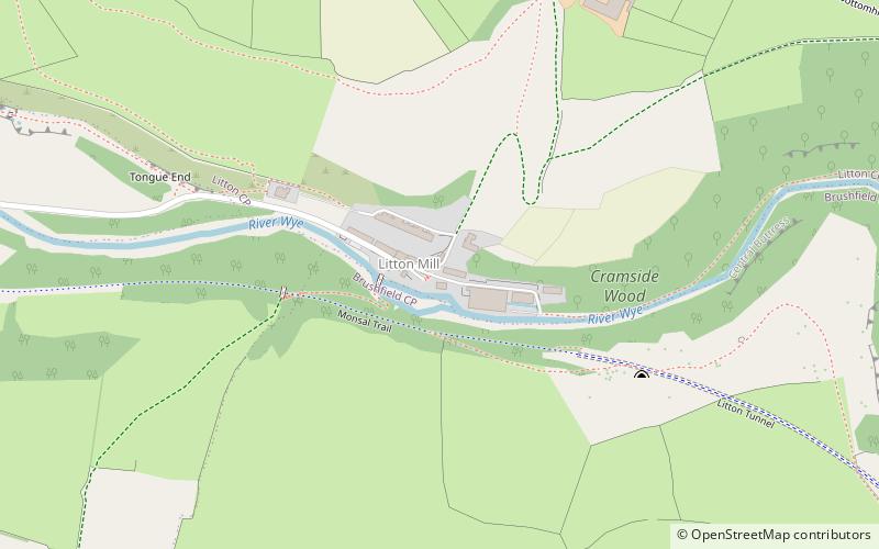 Millers Dale location map