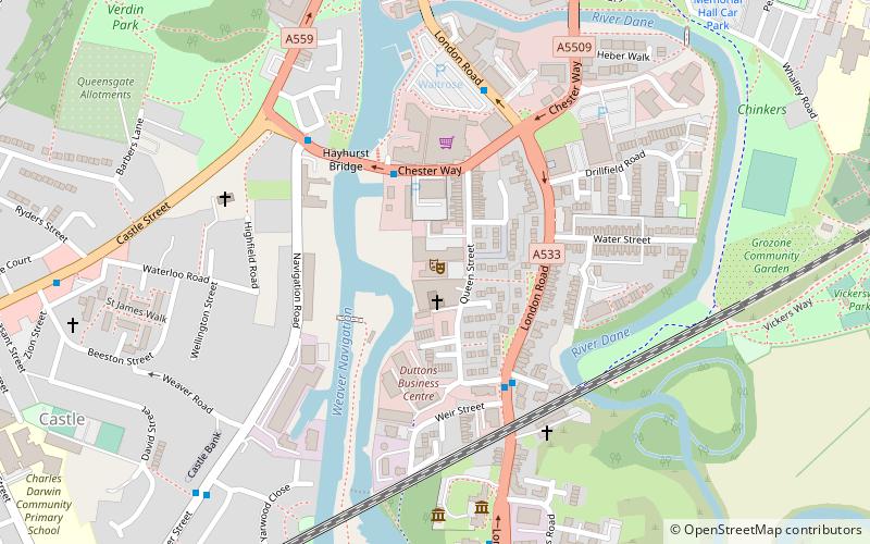 Harlequin Theatre location map