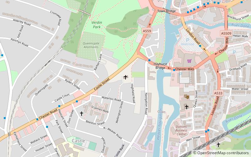 kosciol swietej trojcy northwich location map