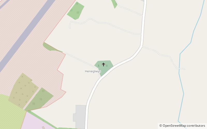 St Llwydian's Church location map