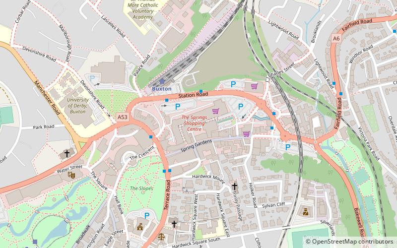 The Springs Shopping Centre location map